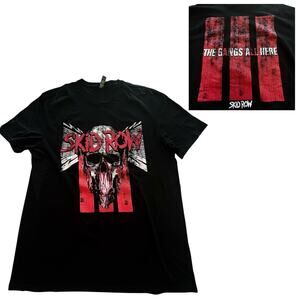 NEW SKID ROW Graphic T SHIRT 2XL TEE Mens Women's The Gangs All Here 100% Cotton